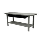 Homak 79" Industrial Steel Workbench with 3 Drawers