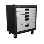 Homak Garage Series 5 Drawer Mobile Cabinet