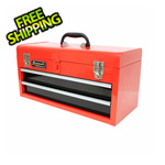 20" Red 2-Drawer Ball-Bearing Toolbox