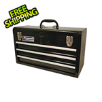20" Black 3-Drawer Ball-Bearing Toolbox