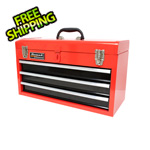 20" Red 3-Drawer Ball-Bearing Toolbox