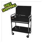 Black Pro Series 32" 1-Drawer Service Cart