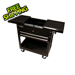 Black Pro Series 27" 2-Drawer Service Cart