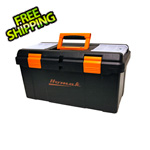23" Plastic Tool Box with Tray and Dividers