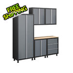Coleman 6 Piece 24 Gauge Garage Cabinet Set Option 4