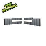 Coleman 36 Piece 24 Gauge Garage Cabinet Set Option 10