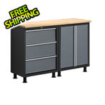 NewAge 3 Piece 24 Gauge Garage Cabinet Set Option 1