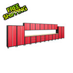 NewAge 24 Piece 24 Gauge Garage Cabinet Set Option 9