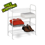 Honey Can Do 4-Tier Wire Shoe and Accessory Rack