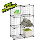 Honey Can Do Black Mesh Storage Bin