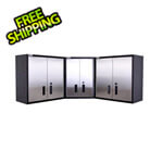 Geneva Stainless Steel Corner Cabinet Set