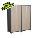 Coleman 2 x 18-Gauge Taupe Storage Lockers