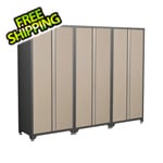 Coleman 3 x 18-Gauge Taupe Storage Lockers