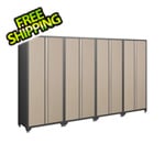 Coleman 4 x 18-Gauge Taupe Storage Lockers