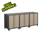 Coleman 3 x 18-Gauge Taupe Base Cabinets