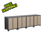 Coleman 4 x 18-Gauge Taupe Base Cabinets