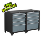 Coleman 2 x 18-Gauge Grey 5-Drawer Base Cabinet