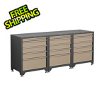 Coleman 3 x 18-Gauge Taupe 5-Drawer Base Cabinet