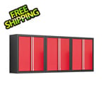 Coleman 3 x 24-Gauge Red Wall Cabinet