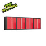 Coleman 4 x 24-Gauge Red Wall Cabinet