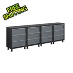 Coleman 4 x 24-Gauge Grey 3-Drawer Base Cabinets