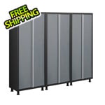 Coleman 3 x 24-Gauge Grey Garage Locker Cabinets