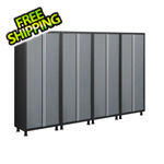 Coleman 4 x 24-Gauge Grey Garage Locker Cabinets