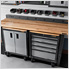 Height Adjustable 6' Maple Workbench