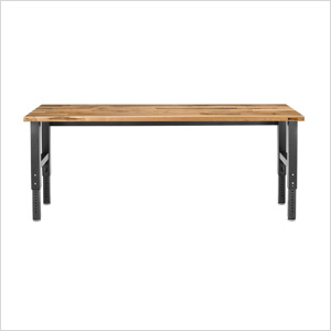 Height Adjustable 8' Maple Workbench