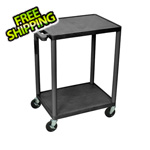 Luxor Endura Console Cart with 2 Shelves