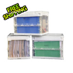 Trinity 17.5 Quart Collapsible Crate (4-Pack)