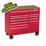 Waterloo 41-Inch 11-Drawer Tool Cabinet with Drawer Liners and Upgraded Casters