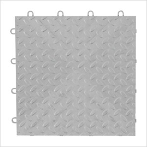 Silver Tile Flooring (4-Pack)