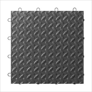 Charcoal Tile Flooring (4-Pack)