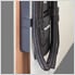 GF-120 Black In-Wall Garage Vacuum (Hard-Wired)