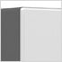 2 Door Wall Cabinet  in Starfire Pearl