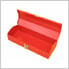 16-Inch Portable Metal Toolbox (Red)