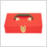 11-Inch Portable Metal Toolbox (Red)