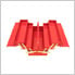 5-Tray Cantilever Metal Toolbox (Red)