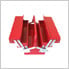5-Tray Cantilever Metal Toolbox (Red)