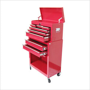 8-Drawer Roller Cabinet Tool Chest (Red)