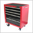 5-Drawer Red Roller Metal Tool Chest