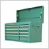 8-Drawer Green Metal Tool Chest