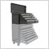 8-Drawer Black Metal Tool Chest
