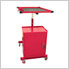 2-Drawer Rolling Metal Tool Cart