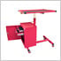 2-Drawer Rolling Metal Tool Cart