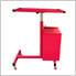 2-Drawer Rolling Metal Tool Cart