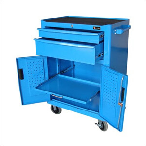 2-Drawer Roller Cabinet with Peg Board