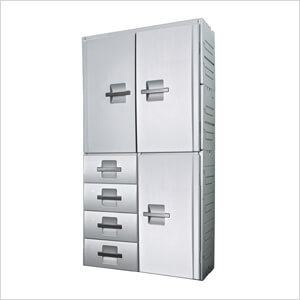 4-Drawer Double Cabinet