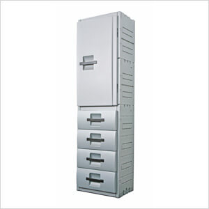 4-Drawer Single Cabinet
